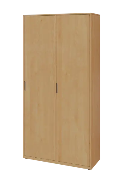 KSR6-81 P skříň šatní, 2x výsuvné ramínko, 2053x1022x400 mm, provedení pravé, javor horský